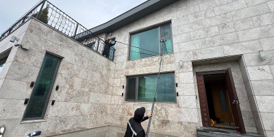 종로구 평창동 주택 외벽청소 유리창청소 작업 후기!